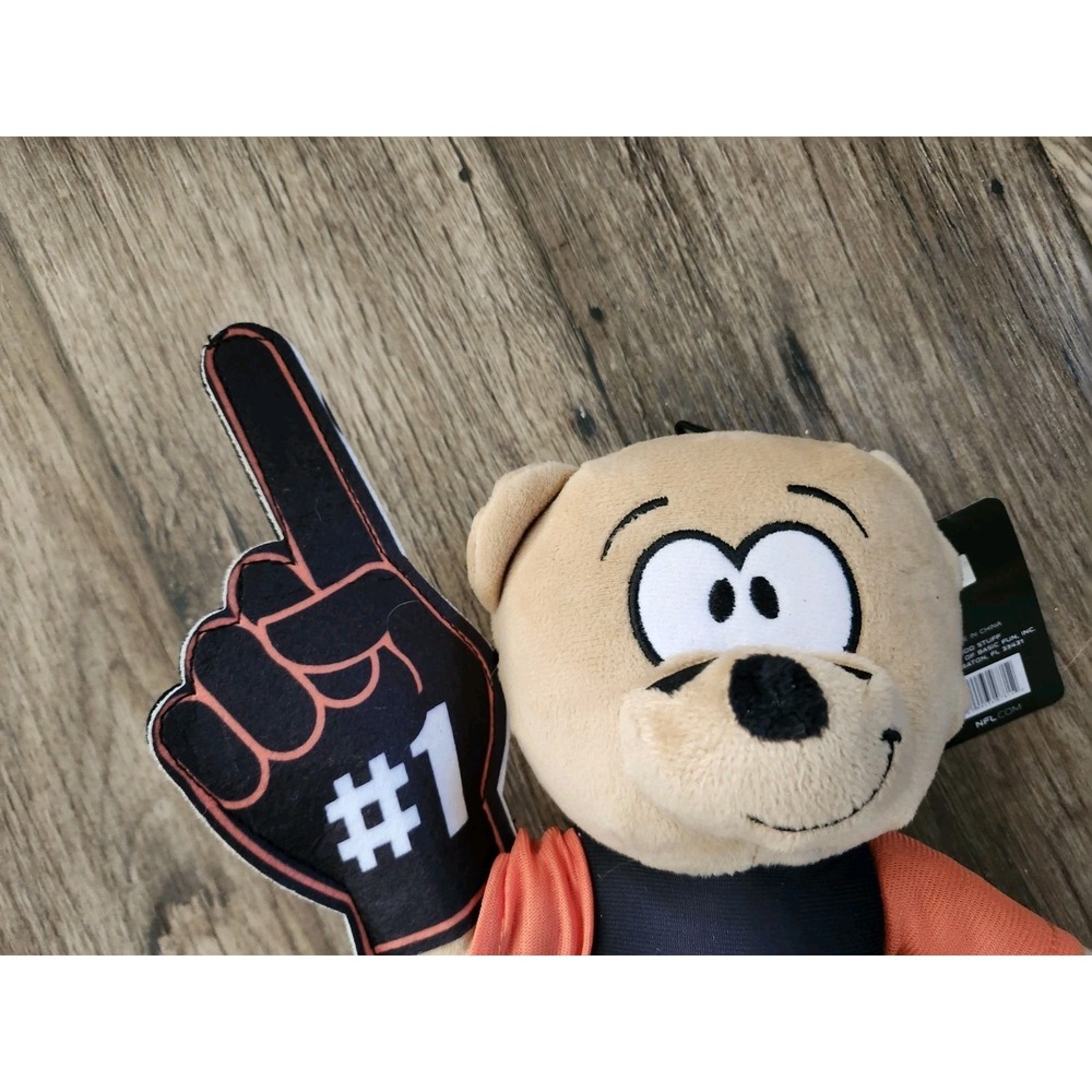 Cincinnati Bengals Good Stuff 14" Plush NFL Bear Logo #1 Number 1 Fan Promo Only - Picture 10 of 13
